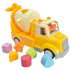 Toy&Toy 幼兒用摩艾攪拌車, 黃色, 1個