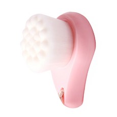 小麥購物 毛孔針對超軟毛洗臉刷, 1個, 粉色