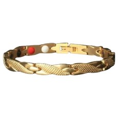 KODACHIEF 鈦金龍紋手鍊 金色 20.5 x 0.7 cm, 1個