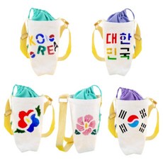 Orange Mall 保溫保冷愛國素色隨行杯袋 5入 + 模板 5入 + 海綿 5入 套組, 1套, 隨機出貨(隨行杯袋)