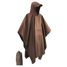 Krida KRIDA露營登山雨衣, 1件, 棕色