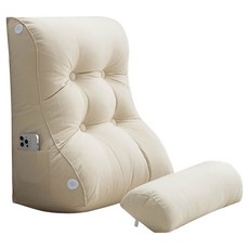 봄날애 헤드보드 요추 지지대 등받이 쿠션 소파, 베이지