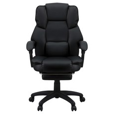 VICTRACK 沙發型帶腳托老闆椅 RC-02, 黑色