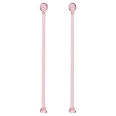 MAKA EVERY ONE KITCHEN MAKA 耐熱愛心攪拌棒, 2個, 粉色(T15-04)
