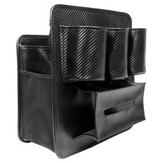 ANBORTEH 安伯特 碳纖魂動 椅間安全防護收納袋 旗艦版, 黑色, 參考內容