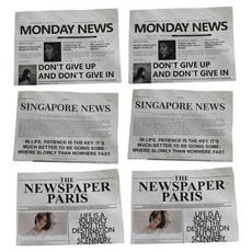 Enrich 復古 復古 拍攝道具, 6個, MON+SIN+PAR