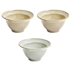 感性一匙 陶瓷刨冰碗 3件組, 1套, 黃色, 黃色, 綠色