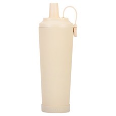 陶瓷吸管保溫杯, 830ml, 1個, 奶油黃