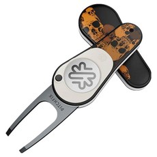 Pitchfix The Ultima 附高級外殼 果嶺修復器, 1個, 骷髏