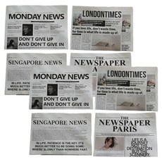 Enrich 復古 復古 拍攝道具, 8個, MON+LON+SIN+PAR