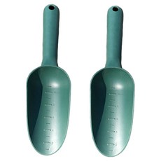 MARTHATOOLS 塑膠園藝用土鏟 綠色, 2個