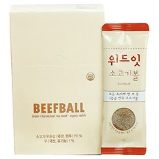 위드잇 한우 소고기볼 12p, 1개, 48g