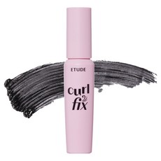ETUDE Curl Fix 捲翹定型睫毛膏 迷你 4g, 01 黑色, 1個