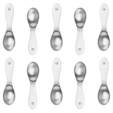 WAGENSTEIGER 不鏽鋼304 甜點餐具 橢圓湯匙, 單一顏色, 10個