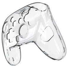 SPACE SHIELD 任天堂 Switch 2 Pro 控制器相容 Procon 2 Pure Grip 透明 PC 保護殼, 1個, 單一商品