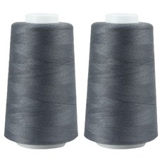 Sewing by Hand 40支2股縫紉線, 2個, 25 炭灰色