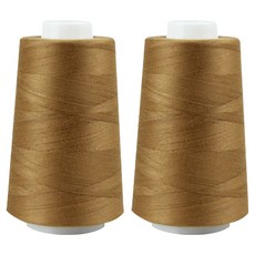 Sewing by Hand 40支2股縫紉線, 2個, 21 棕色