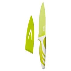 ibili 不沾蔬果刀 附刀套, 綠色, 1支