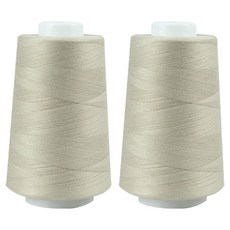 Sewing by Hand 40支2股縫紉線, 2個, 20 亞麻色