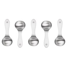 WAGENSTEIGER 304不鏽鋼圓形甜點餐具湯匙, 單一顏色, 5個