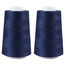 Sewing by Hand 40支2股縫紉線, 2個, 23 海軍藍