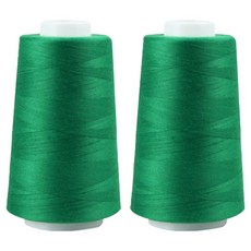 Sewing by Hand 40支2股縫紉線, 2個, 15 綠色