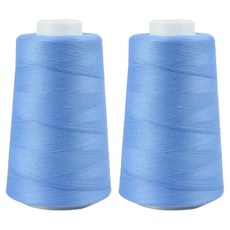 Sewing by Hand 40支2股縫紉線, 2個, 11 天空藍