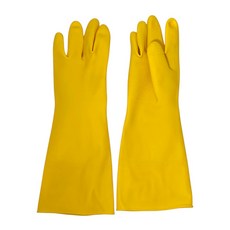 PRO-HUNTER 獵人 橡膠工作手套, 黃色, 1雙