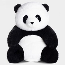 순잠 선물하기좋은 리얼한 대형 판다인형시리즈, 앉아있는팬더, 1개, 30cm