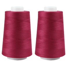 소잉바이핸드 40수 2합 재봉사 실, 18 와인, 2개