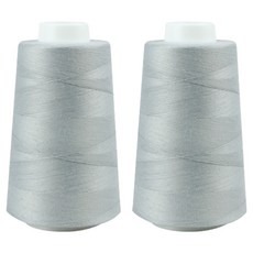 Sewing by Hand 40支2股縫紉線, 2個, 24 灰色