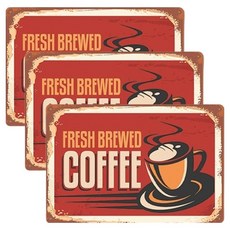 PDS홈데코 레트로 커피숍 체인팅 프레임리스 3p, A-8