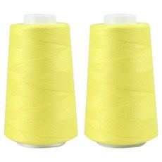 Sewing by Hand 40支2股縫紉線, 2個, 07 黃色