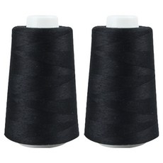 Sewing by Hand 40支2股縫紉線, 2個, 26 黑色