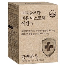 Danbaekharu β-葡聚醣精華補充粉隨身包 30條入, 1盒, 120g