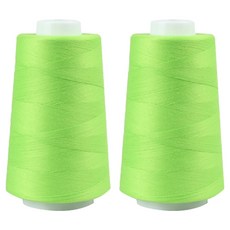 Sewing by Hand 40支2股縫紉線, 2個, 14 黃綠色