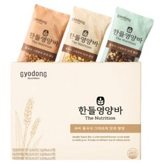 Gyodong 堅果穀物棒禮盒 3種口味 各2入組, 1盒, 120g