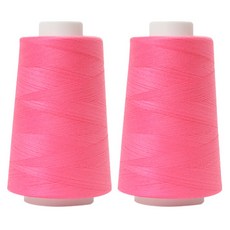 Sewing by Hand 40支2股縫紉線, 2個, 29 螢光粉