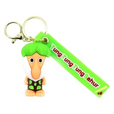 ARTJOY 義大利Brainrot掛繩鑰匙圈, 1個, 07 噗嚕嚕 噗嚕嚕 帕塔핌