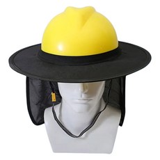 網狀通風安全帽遮陽罩, 黑色, 1個