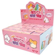 POPO FANCY Hamchi 秘密隨機方塊鑰匙圈 40p 組 30 x 30 mm, 1套, 隨機出貨