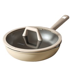 CAROTE CAROTE Cozy Pro IH 電磁爐平底鍋 + 多功能炒鍋鍋蓋組, 1套, 28cm