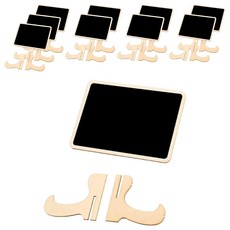 스모글 미니 메모보드 네임택 칠판 + 다리 2p 베이직 10세트, 플라스틱