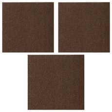 Maket Gamseong 鋼琴隔音方塊地毯, 棕色, 3個