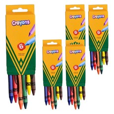 Luna Green多種蠟筆, 6 種顏色, 5個