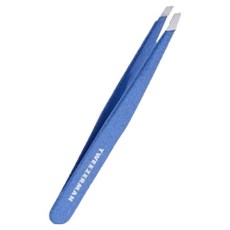 TWEEZERMAN 素色斜口鑷子, 花崗岩天空藍, 1支