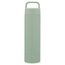 ZOJIRUSHI 象印 不鏽鋼一體式中栓吊環真空保溫杯, 豆沙綠, 650ml, 1個