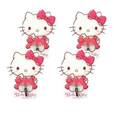 Sanrio 三麗鷗 Hello Kitty無痕掛勾 SKT3154 97 x 79 x 20mm, 洋裝淑女, 4個