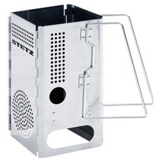 스테츠 바베큐 캠핑용 접이식 침니스타터, 실버, 1개