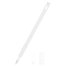 KODACHIEF 실리콘 보관 애플펜슬 캐릭터 아이폰 2대 케이스, 투백색, 1개